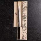 Yanagiba VG-10 Miroir Manche en Buffle et Ébène 270mm-[Musashi]-[Couteaux de cuisine japonais]