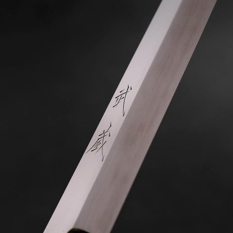 Yanagiba VG-10 Miroir Manche en Buffle et Ébène 300mm-[Musashi]-[Couteaux de cuisine japonais]