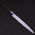 Yanagiba White Steel #1 Manche en Ébène 300mm-[Musashi]-[Couteaux de cuisine japonais]