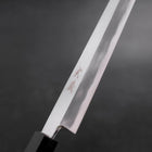 Yanagiba White Steel #1 Miroir Manche en Buffle et Noyer 300mm-[Musashi]-[Couteaux de cuisine japonais]