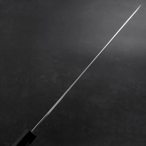 Yanagiba White Steel #1 Miroir Manche en Buffle et Noyer 300mm-[Musashi]-[Couteaux de cuisine japonais]