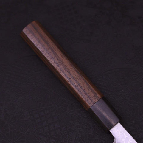 Yanagiba White Steel #1 Suminagashi Manche en Bois de Rose 330mm-[Musashi]-[Couteaux de cuisine japonais]