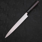 Yanagiba White Steel #2 Kasumi Chokin Sakura-Fuji Buffalo Ebony Handle 240mm (9.4”)-[Musashi]-[Couteaux de cuisine japonais]