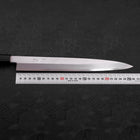 Yanagiba White Steel #2 Kasumi Manche en Buffle et Noyer 270mm-[Musashi]-[Couteaux de cuisine japonais]