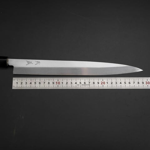Yanagiba White Steel #2 Kasumi Manche en Cerisier 300mm-[Musashi]-[Couteaux de cuisine japonais]