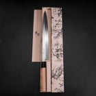 Yanagiba White Steel #2 Kasumi Manche en Cerisier 300mm-[Musashi]-[Couteaux de cuisine japonais]