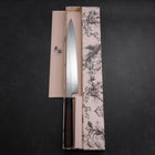 Yanagiba White steel #2 Honyaki Manche en Buffle et Ébène 270mm-[Musashi]-[Couteaux de cuisine japonais]