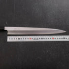 Yanagiba White Steel #2 Kasumi Buffalo Ebony Handle 270mm-[Musashi]-[Japanese-Kitchen-Knives]