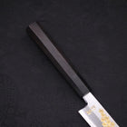 Yanagiba White Steel #2 Kasumi Chokin Sakura-Fuji Buffalo Ebony Handle 270mm-[Musashi]-[Japanese-Kitchen-Knives]