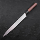 Yanagiba White Steel #2 Kasumi Manche en Buffle et Noyer 270mm-[Musashi]-[Couteaux de cuisine japonais]
