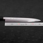 Yanagiba White Steel #2 Kasumi Manche en Buffle et Noyer 270mm-[Musashi]-[Couteaux de cuisine japonais]