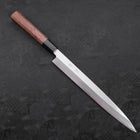 Yanagiba White Steel #2 Kasumi Manche en Buffle et Noyer 270mm-[Musashi]-[Couteaux de cuisine japonais]